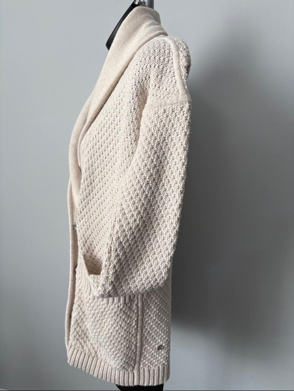 LULULEMON athletica Cotton Knit Cardigan with Logo Button - Picture 9 of 13
